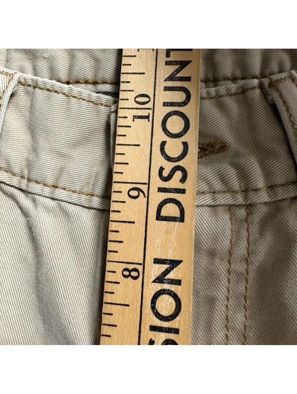 Levis 508 Commuter Pants Mens 29x30 Khaki Beige Slim Tapered Twill Chino